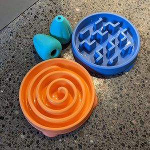 Slow Feeder Dog Bowl COMBO